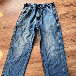 Carhartt Men's Light Blue Relaxed Work Jeans
